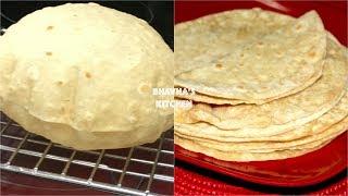 Homemade Soft Fluffy Roti / Chapati / Phulka Video Recipe | Bhavna's Kitchen