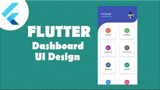 Dashboard UI Design with Flutter | Flutter UI Design | Speed Code