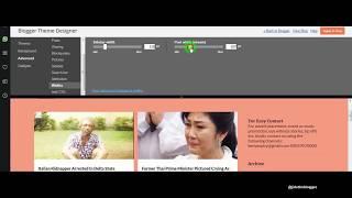 Blogger New Themes : How To Adjust Width of Sidebar and Posts