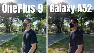 Samsung Galaxy A52 vs OnePlus 9 Real World Camera Test