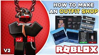 How To Make An Avatar Outfit Shop Game In ROBLOX Studio (FREE KIT)