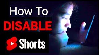 How to Disable youtube shorts permanently to stop endless scrolling