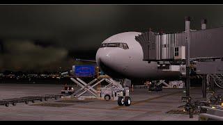 Boeing 777-300ER Approach and Landing into Manilla | Prepar3D