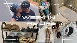 #weeklyvlog | APARTMENT UPDATES | GYMING  | SHOPPING | BUILDING GOOD HABITS | LELO M