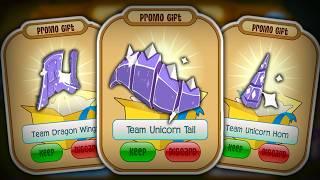 NEW RARE PROMO CODE on ANIMAL JAM!! (Team Dragon and Unicorn Items)