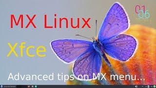 MX Linux - Xfce - Advanced tips on MX Menu icons.