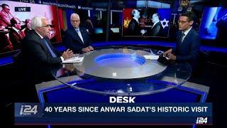 How did Anwar Sadat's visit resonate in the halls of the Israeli Parliament?