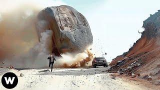 Tragic Moments! Most Shocking Catastrophic Rockfalls Failures Caught On Camera Scary You!