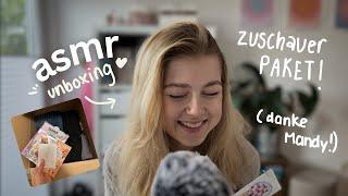 Asmr / Unboxing Überraschungspaket von einer lieben Zuschauerin 