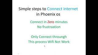 All in one Solution How to connect  internet in Phoenix OS||WIFI Problem & Match response time error