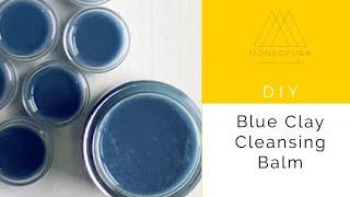 Blue Clay Cleansing Balm - with Blue Tansy Essential Oil - Make-up Remover -  5 ingredients or less