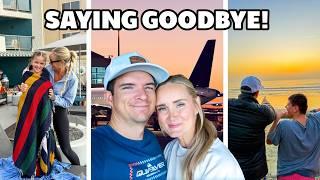 SAYING GOODBYE TO THE BINGHAM FAMILY WEDDING IN SAN DIEGO! ️ FLYING ACROSS THE COUNTRY BACK HOME