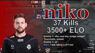 CS2 POV | niko AK Masterclass w/ VOICE Comms | HIGH ELO Faceit Ranked | (Ancient)