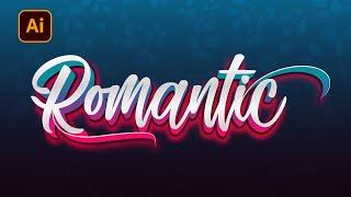 This is How to Create Stylish Text Effect in Illustrator