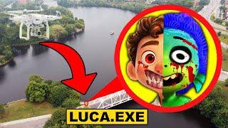 DRONE CATCHES CURSED LUCA.EXE FROM DISNEY'S LUCA MOVIE | CURSED LUCA.EXE CAUGHT ON DRONE!!