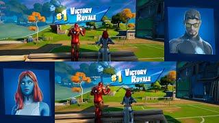 Fortnite Season 4 Duos VS Squads Win FULL GAMEPLAY (Ps4 Split Screen)!