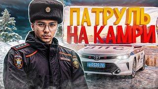 НОВОГОДНИЕ БУДНИ ДПС на НОВОЙ КАМРИ В ГТА 5 МОСКВА ! | RMRP - Криминальная Москва