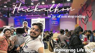 MY FIRST HACKATHON 2023 ||  HACK THIS FALL ||KARNAVATI UNIVERSITY || COLLEGE VLOG