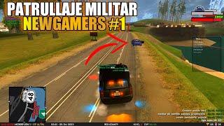 PATRULLAJE MILITAR NEWGAMERS GTA SAMP #1 #gta