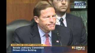 Sen. Blumenthal's Pressing Request to Janet Napolitano