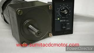 Speed controlled Small AC Gear Motor with  controller