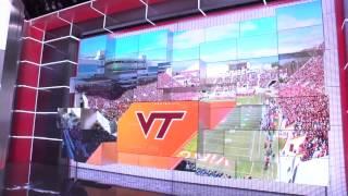 Virginia Tech Coach Frank Beamer Visits ESPN