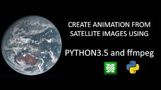 How to create a wether satellite image animation from images in python 3.5 and ffmpeg