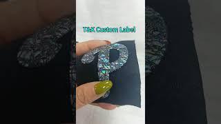 Hologram Embossed Logo TPU Patches