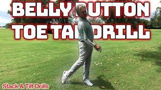 Belly Button Toe Tap Drill ! You Should Always Do This! PGA Pro Jess Frank