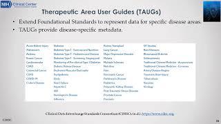 Clinical Data Interchange Standards (CDISC), Part 2 of 4