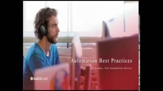 Test Automation Best Practices | Sauce Labs