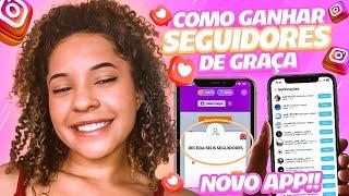  NOVO APP! Como Ganhar Seguidores DE GRAÇA no Instagram em 2024 (TOPFOLLOW)