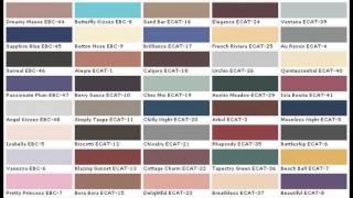 Exterior Paint Color Charts