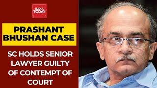 Supreme Court Holds Prashant Bhushan Guilty Of Contempt For Tweets Against Judiciary, CJI SA Bobde