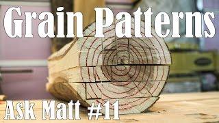 Sawing Logs to Achieve Different Grain Patterns - Ask Matt #11