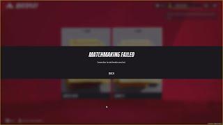 THE FINALS PLAYTEST - MATCHMAKING FAILED - Connection to matchmaker was lost.