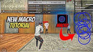 Free Fire New Macro Tutorial | White ff Red Button Tutorial | Trick Button Tutorial