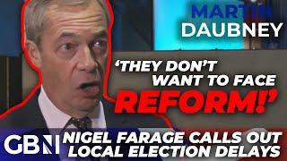 Nigel Farage RAGES At Election Delay PLOT 'Denying DEMOCRACY' To Avoid Reform UK Rise: 'COWARDLY'