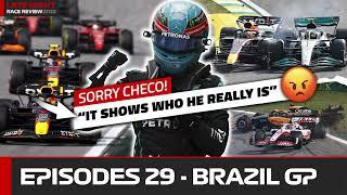 F1 Brazil GP Race Review 2022 | George Russell wins and Max is ruthless with Perez in dramatic race!