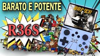 COMPREI UM CONSOLE PORTÁTIL RETRÔ MUITO PODEROSO R36S #gameconsoler36s #r36s #consoleretro