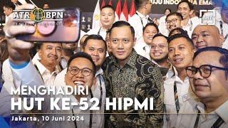 Menghadiri HUT Ke-52 HIPMI