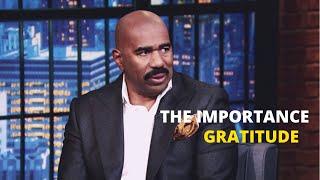 THE IMPORTANCE OF GRATITUDE - This Motivational Speech Will Make You Cry | Steve Harvey