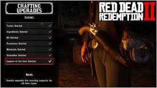 THE ULTIMATE GUIDE FOR CRAFTING ALL SATCHEL UPGRADES!! - Red Dead Redemption 2 Tips & Tricks