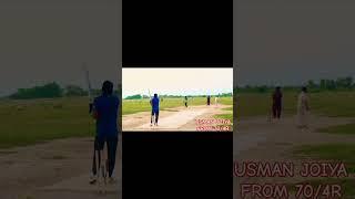 USMAN JOIYA FROM 70/4R SHOW HIS ATTITUDE LEVEL  | 4 SIXES in ONE OVER  |TAPE BALL 