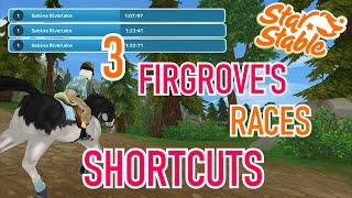 ALL THE SHORTCUTS OF FIRGROVE'S 3 RACES | Star Stable