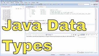 18 - More Integer Data Types (Int, Byte, Short, Long) in Java