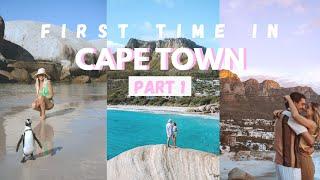 Our first time in CAPE TOWN! We saw penguins on the beach!!