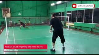 Misbun Sidek Practice: Fast full court attacking and front defence