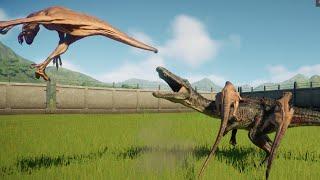 3 RAPTORS vs EVERY CARNIVORE DINOSAUR - Jurassic World Evolution 2