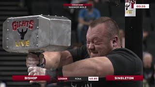 TAKE THE PAIN! GIANTS take on 30kg Hammer!